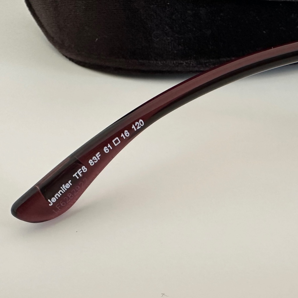Tom Ford TF8 Jennifer Sunglasses - Purple 83F - Picture 12 of 15